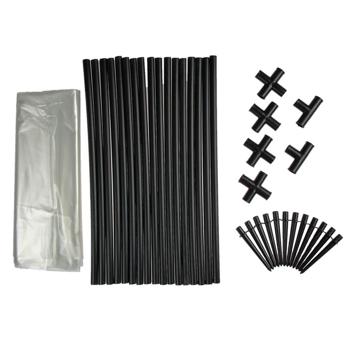 Парник, длина 3.1 м, 6 дуг, плёнка полиэтиленовая 80 мкм