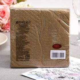 

Салфетки бумажные Gold decor Golden heart, 3 слоя, 33*33 см, 20 шт.