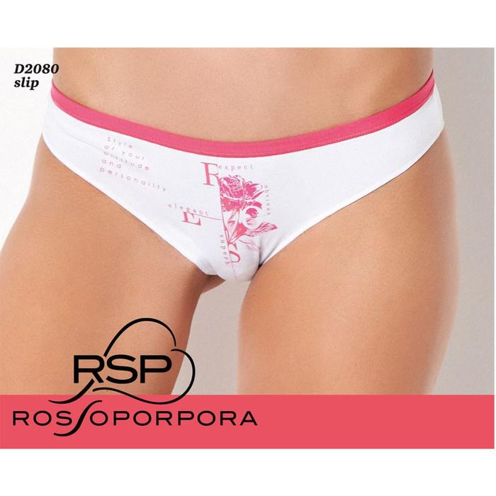 фото Трусы женские slip donna, размер 48/l, цвет bianco rossoporpora