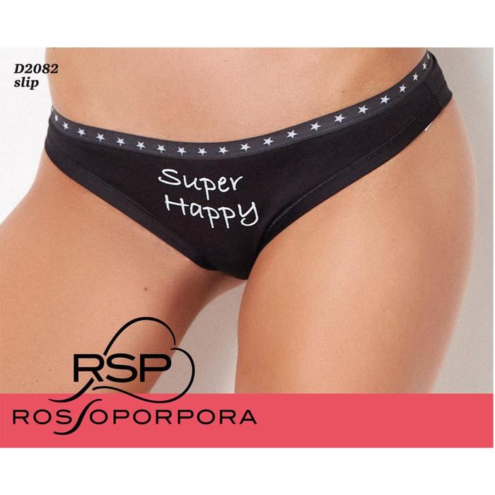 фото Трусы женские slip donna, размер 42/xs, цвет nero rossoporpora