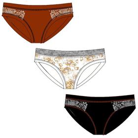 

Трусы женские Slip donna, размер 48/L, 3 шт в уп.