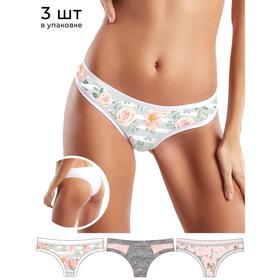 

Трусы женские Brasiliano donna, размер 42/XS, 3 шт в уп.