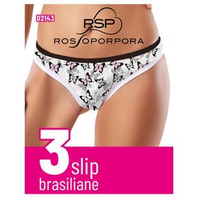 

Трусы женские Brasiliano donna, размер 46/M, 3 шт в уп.