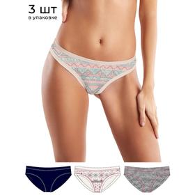 

Трусы женские Slip donna, размер 42/XS, 3 шт в уп.
