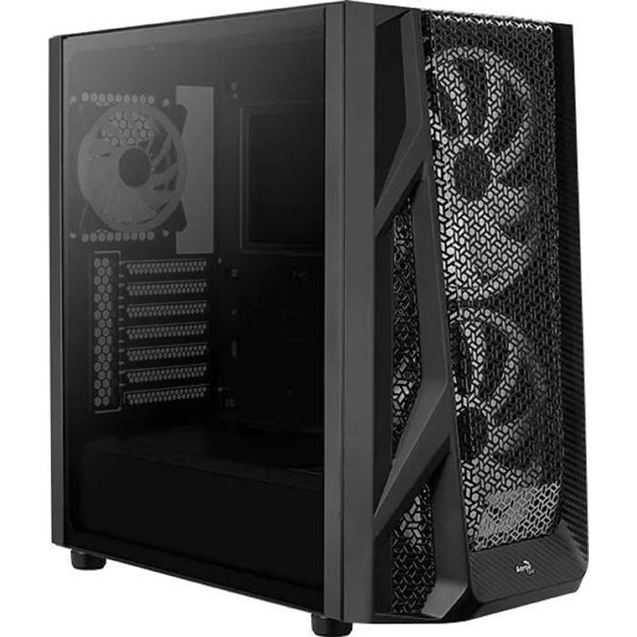 

Корпус Aerocool AirHawk Duo-G-BK-v1, без БП, ATX, Midi-Tower, черный