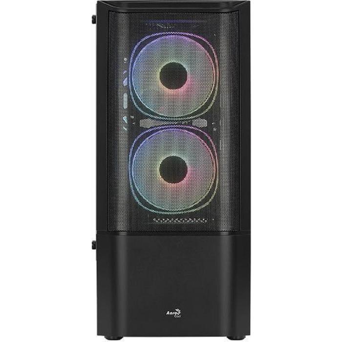 

Корпус Aerocool Quantum Mesh-G-BK-v2, без БП, ATX, Midi-Tower, черный