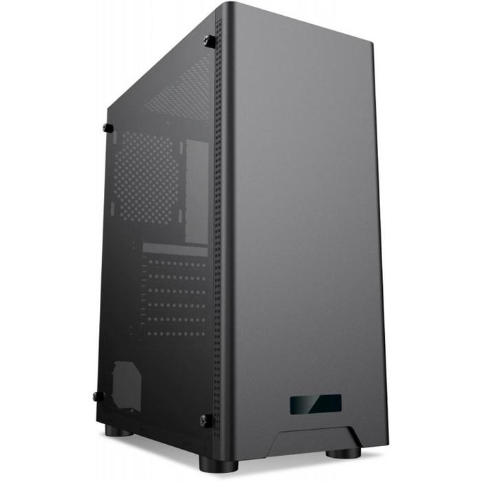 Корпус Formula CL-3301B TG, без БП, ATX, Midi-Tower, черный корпус thermaltake view 71 tg snow без бп atx midi tower белый