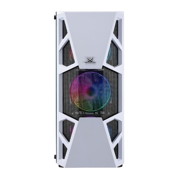 

Корпус Formula CL-3303W RGB, без БП, ATX, Midi-Tower, белый