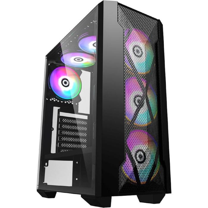 

Корпус Formula V-LINE FROST-07, без БП, ATX, Midi-Tower, черный