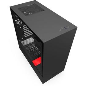 

Корпус NZXT H510 CA-H510B-BR, без БП, ATX, Midi-Tower, черный