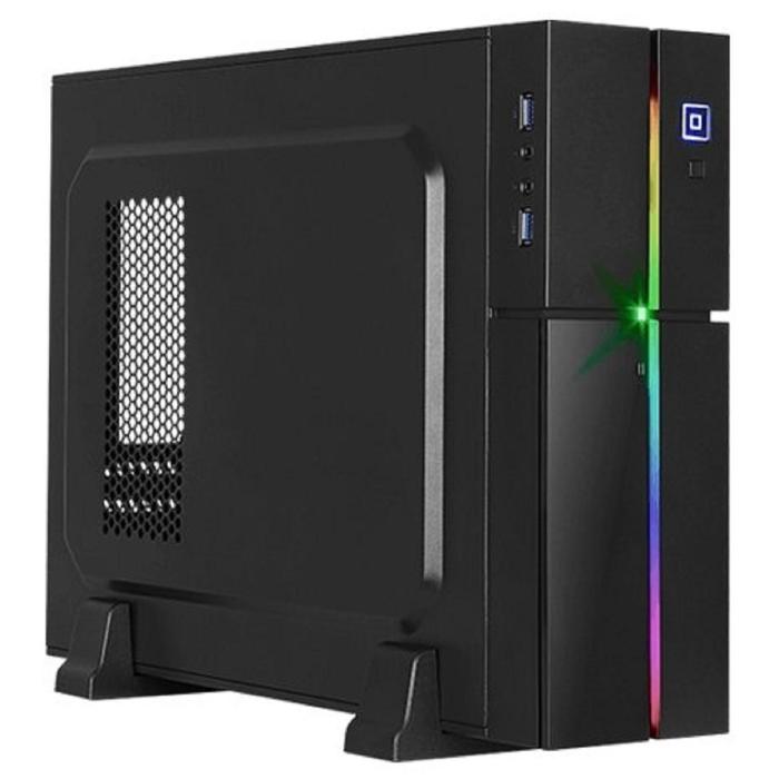 Корпус Aerocool Playa Slim, без БП, mATX, Mini-Tower, черный