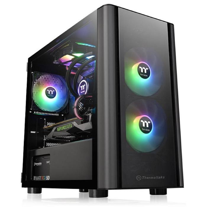 

Корпус Thermaltake V150 TG, без БП, mATX, Mini-Tower, черный