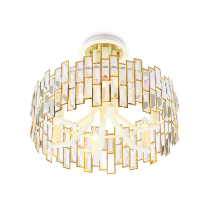 Люстра Ambrella light Traditional, 6x40Вт E14, цвет золото, белый люстра ambrella light traditional 6x40вт e14 цвет золото
