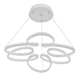 

Люстра 71018/1 LED 87Вт 4000К белый 52х52х5-105 см