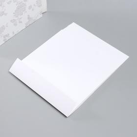 

Заготовка для фотоальбома "Shabby White" 10 листов, 20х20 см