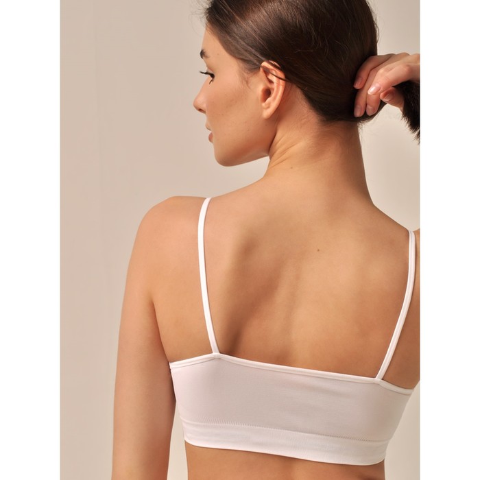 

Топ женский Top spalla stretta, размер L/XL, цвет bianco