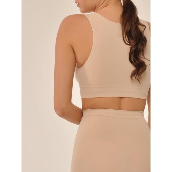 

Топ женский Top shaper spalla larga, размер S/M, цвет nudo