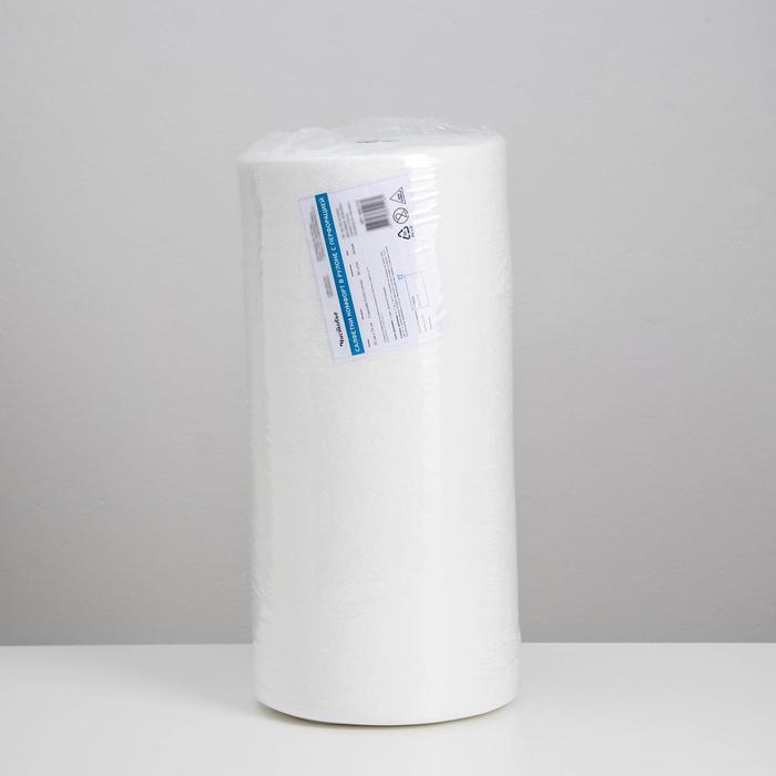 фото Рулон салфеток одноразовых чистовье «комфорт», 35×70 см, спанлейс/сotto (сетка), 80 шт/уп, цвет белый