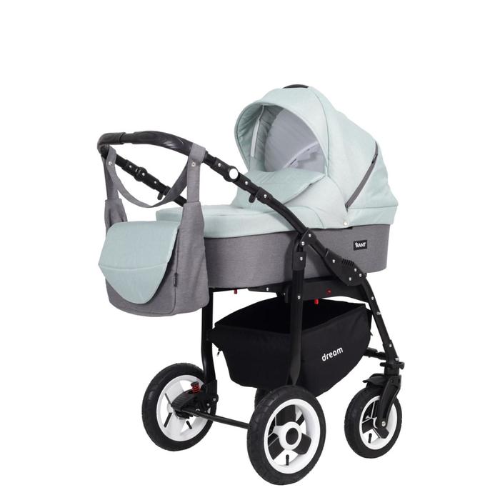 

Коляска 2 в 1 Bartplast Dream, цвет серый, мятный