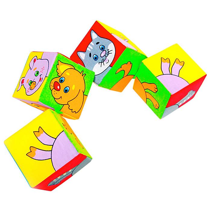 Развивающие кубики «Собери картинку. Домашние животные»