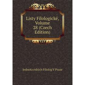 

Книга Listy Filologické, Volume 28 (Czech Edition)