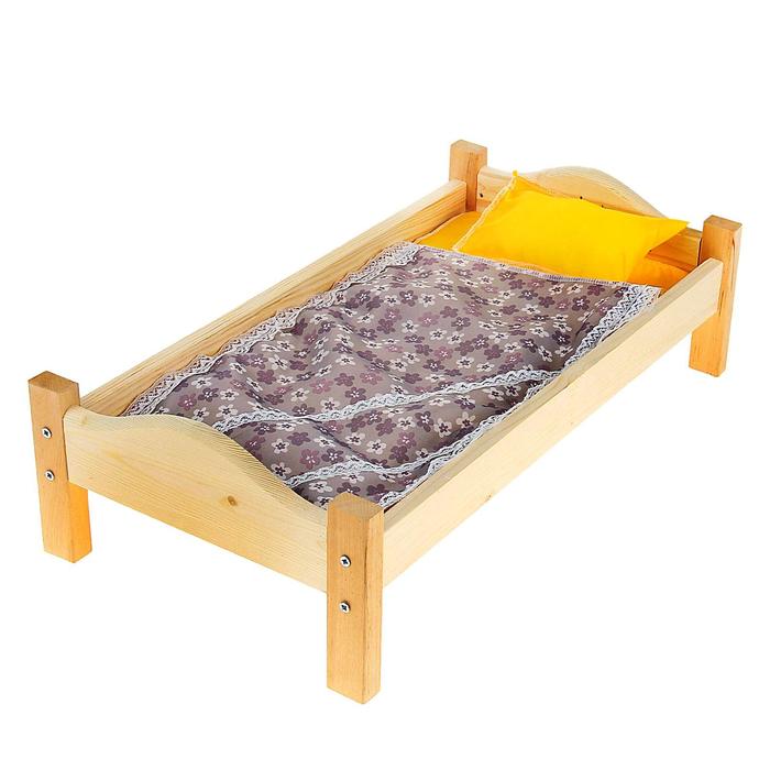 Кроватка кукольная 13, МИКС