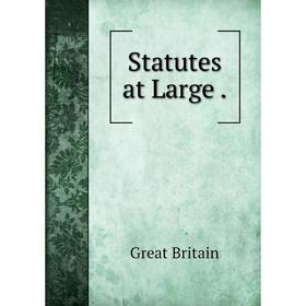 

Книга Statutes at Large.