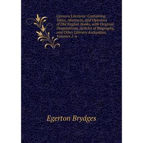 

Книга Censura Literaria