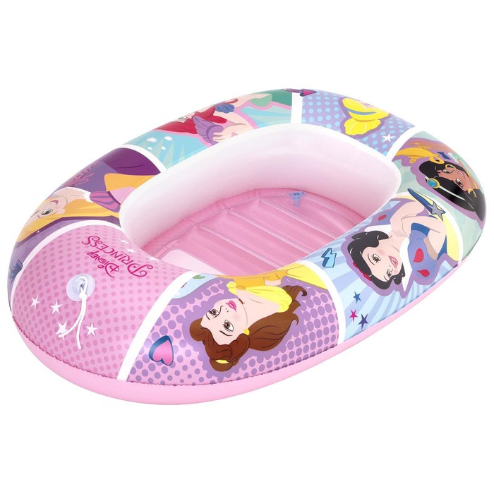 фото Лодочка надувная princess, 102 х 69 см, от 3-6 лет, цвет микс, 91044 bestway