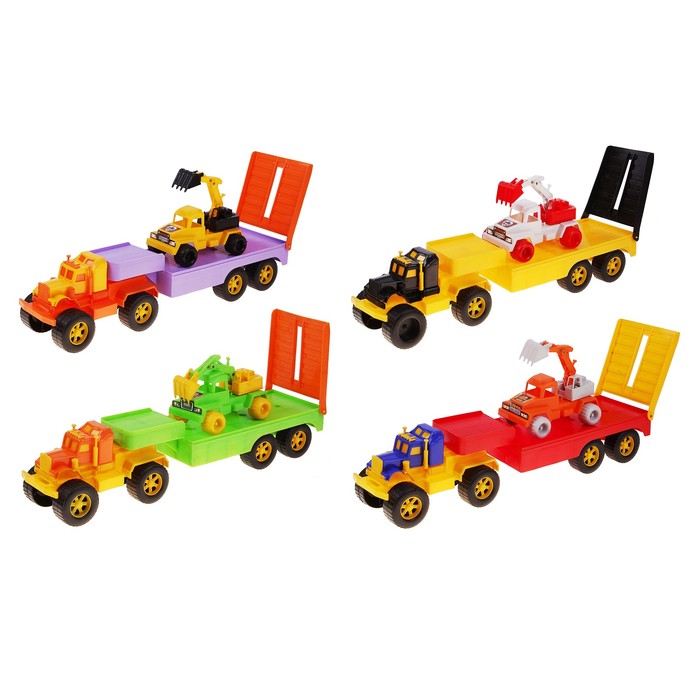 Машинка "Трак Автотрейлер", МИКС