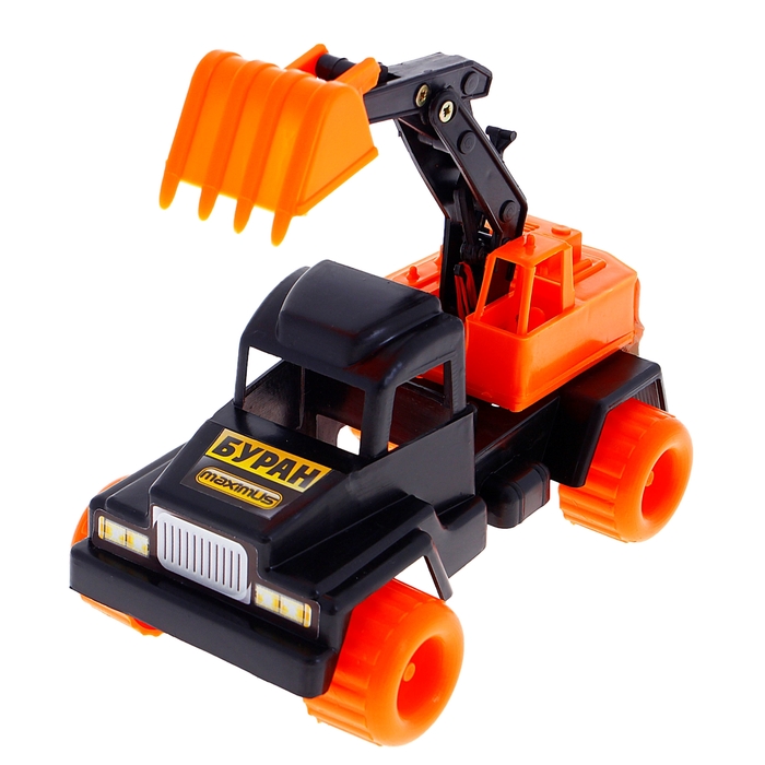 Машина "Буран с ковшом", цвета МИКС