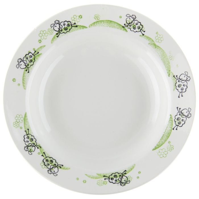 Тарелка глубокая 20 см "Барашки", 250 мл