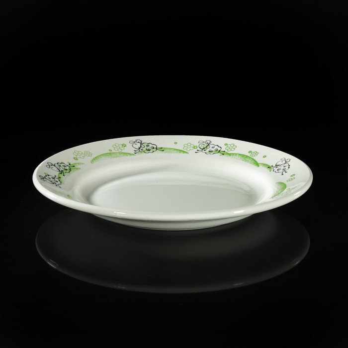 Тарелка мелкая 20 см "Барашки"