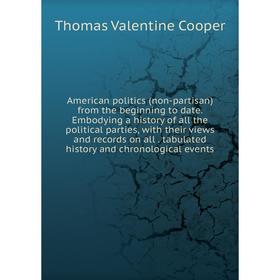 

Книга American politics (non-partisan) from the beginning to date