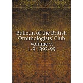 

Книга Bulletin of the British Ornithologists' Club Volume v. 1-9 1892-99