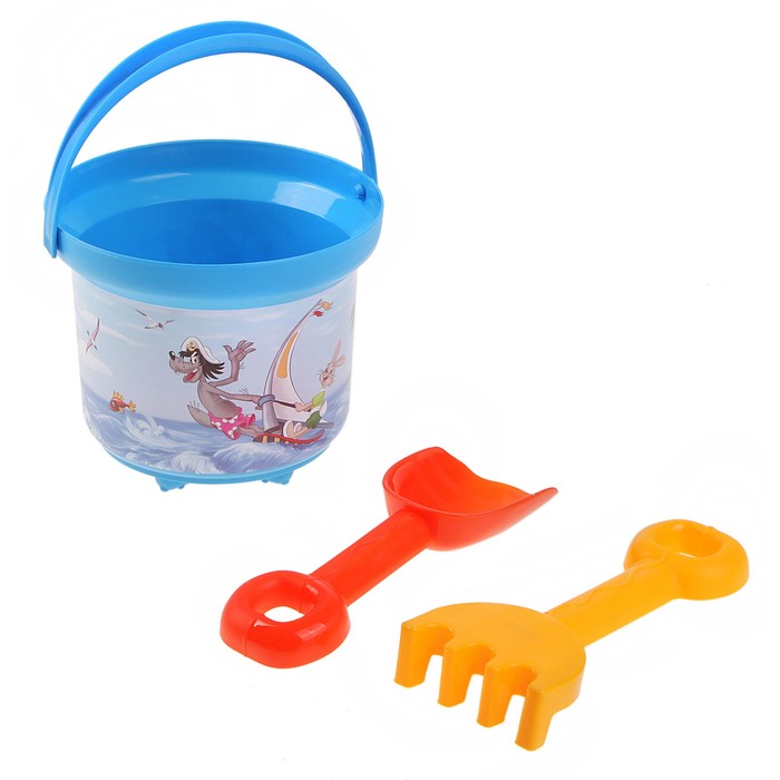 Песочный набор "Ну погоди! Морская прогулка", 3 предмета