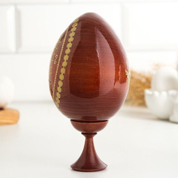 Сувенир Яйцо на подставке икона "Спас Нерукотворный"