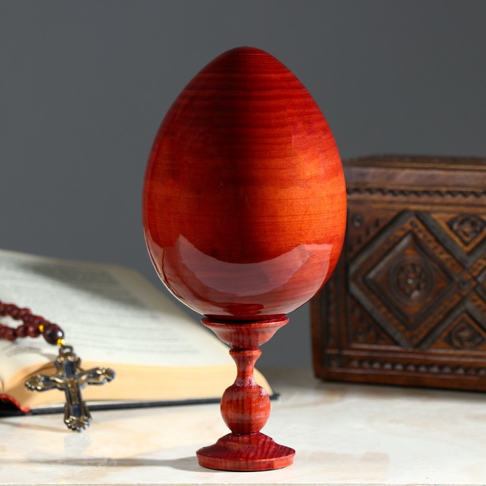 Сувенир Яйцо на подставке икона "Николай Чудотворец"
