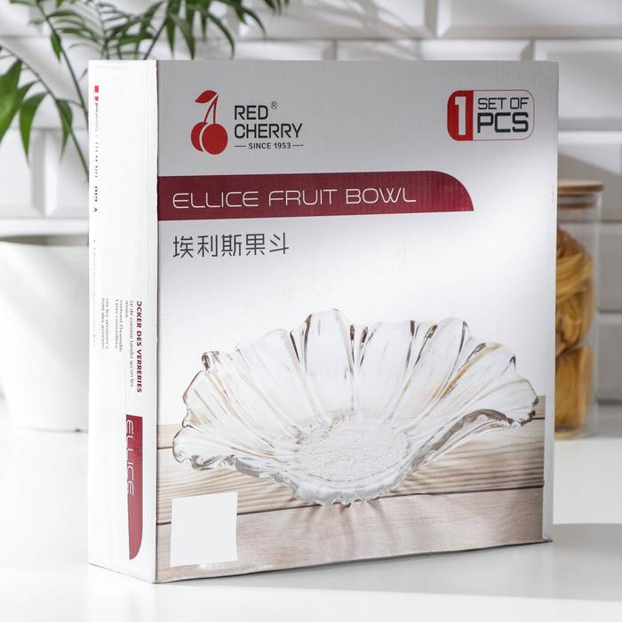 Салатник 800 мл "Красный цветок"