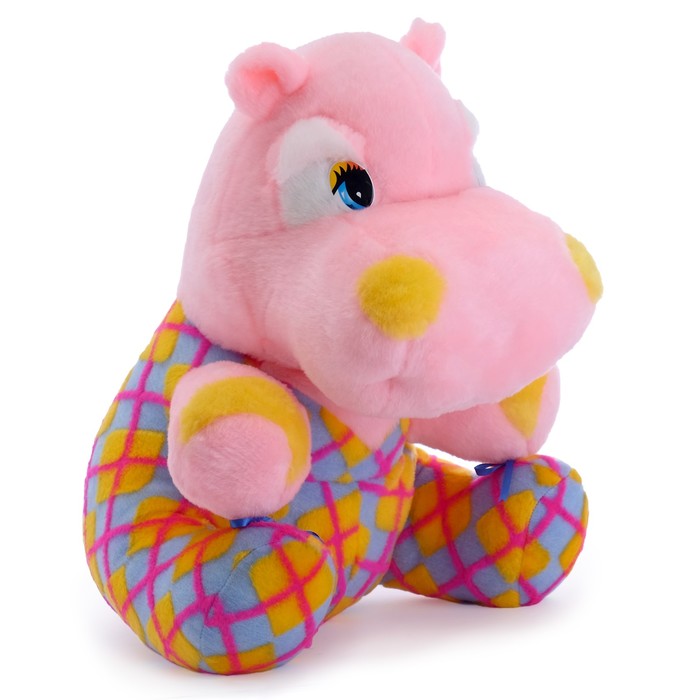 Мягкая игрушка «Бегемот», цвета МИКС