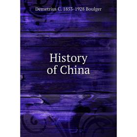 

Книга History of China