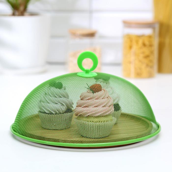 

Крышка-сетка для продуктов Доляна «Вкус», d=28 см, цвет МИКС