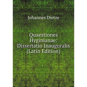 

Книга Quaestiones Hyginianae: Dissertatio Inauguralis (Latin Edition)