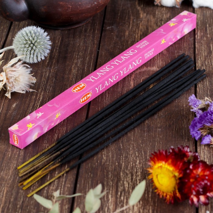 Благовония "HEM Ylang Ylang" (Иланг-Иланг), четырехгранник, 8 палочек