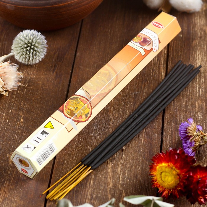 Благовония "HEM Passion Fruit" (Маракуя), шестигранник, 20 палочек