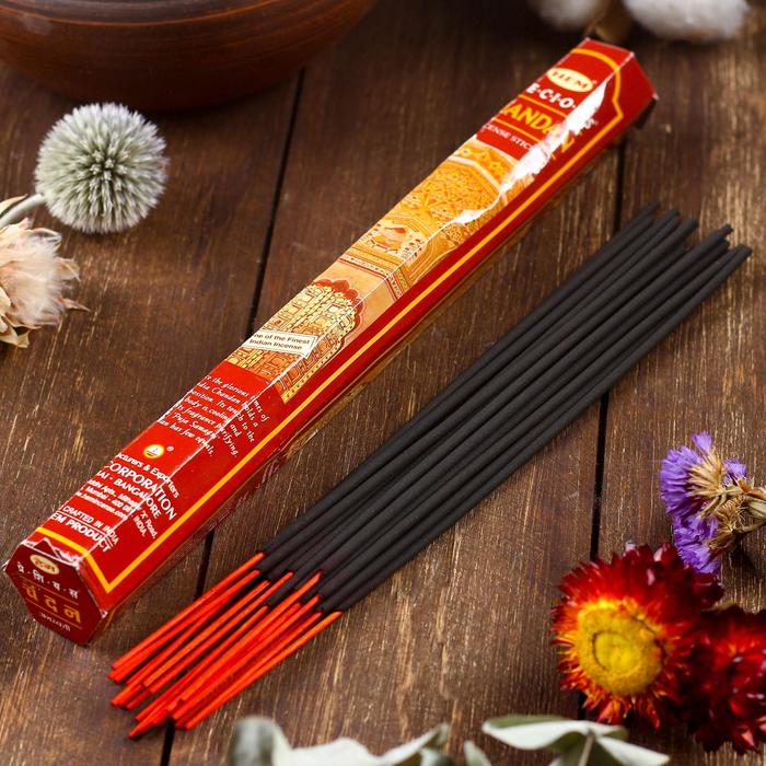 Благовония "HEM Precious Chandan" (Драгоценный Чандан), шестигранник, 20 палочек