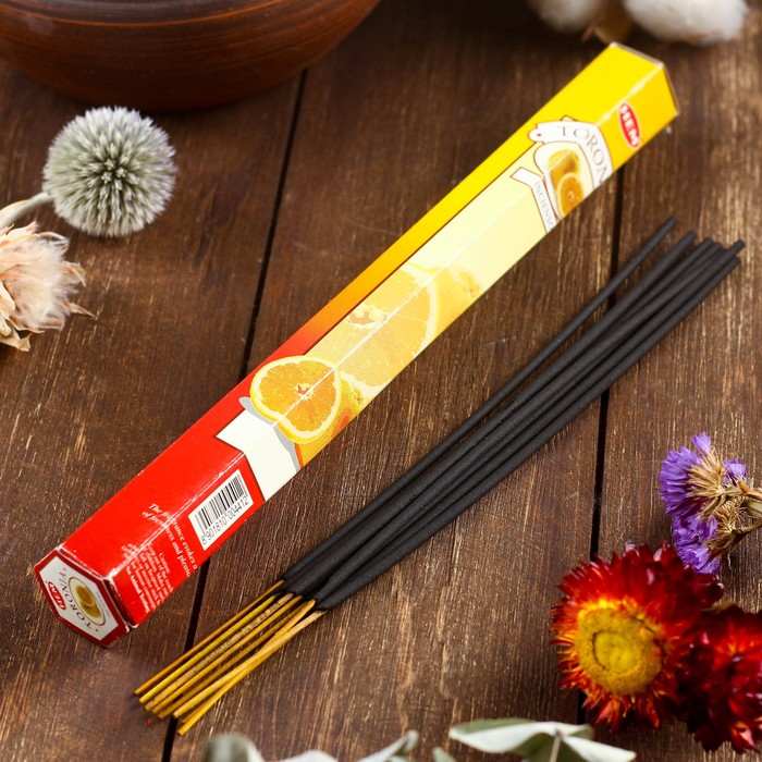 Благовония "HEM Grapefruit" (Грейпфрут), шестигранник, 20 палочек