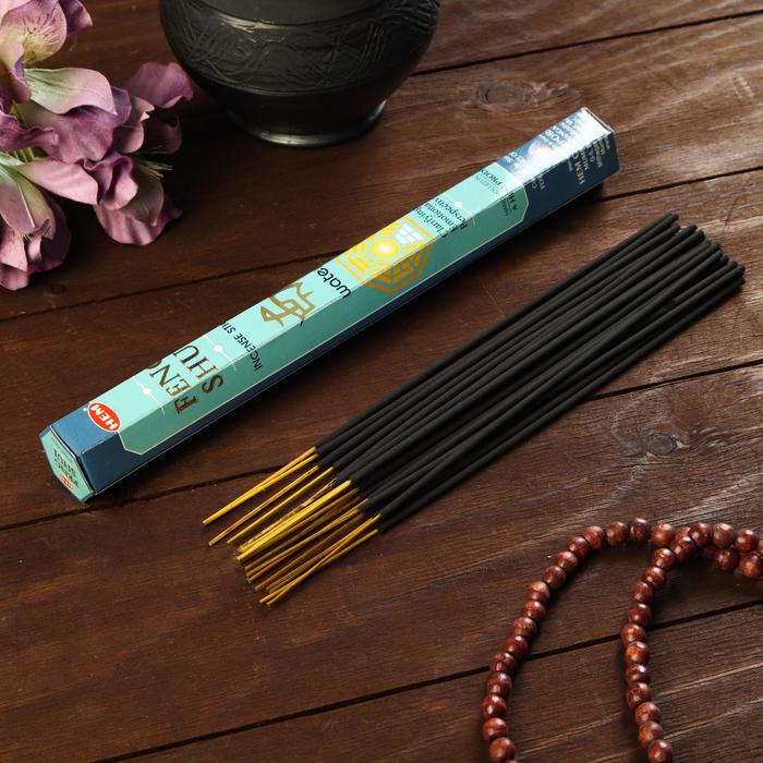 Благовония "HEM Feng Shui Water" (Фэн Шуй Вода), шестигранник, 20 палочек