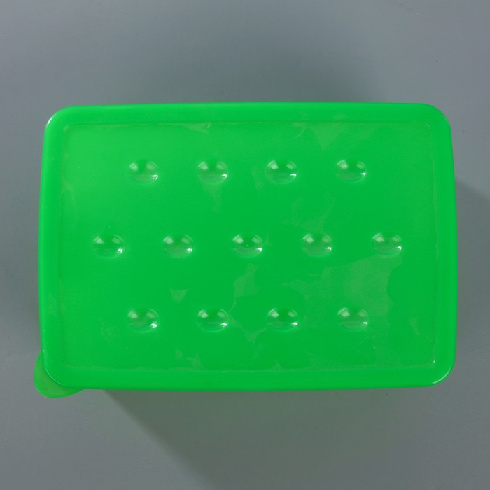 Ящик для карандашей 2 л с крышкой, цвет МИКС