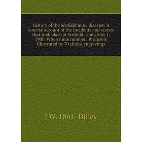 

Книга History of the Scofield mine disaster: A concise account of the incidents and scenes that took place at Scofield, Utah, May 1, 1900. When mine n